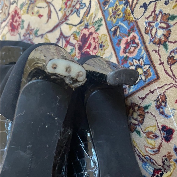 STUART WEITZMAM CROCODILE KNEE LENGHT BOOTS - Picture 4 of 7